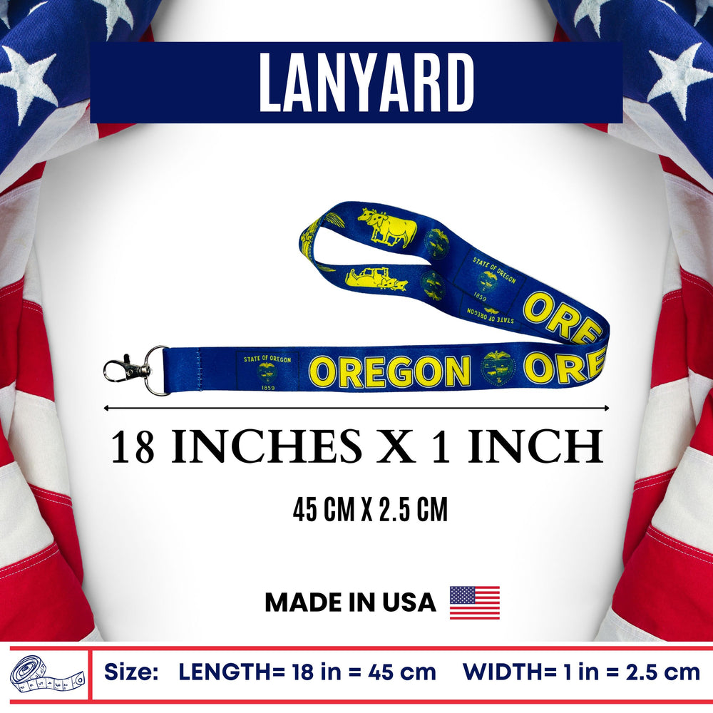 Lanyard - State Flag Oregon - USA - L109