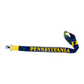 LANYARD - STATE FLAG PENNSYLVANIA - USA L092 |  18-Inch Flag Lanyard for Keys, ID Badge Holder, Phone, and More | Perfect for Badges & ID Holders - WORLDWIDE SOUVENIRS	