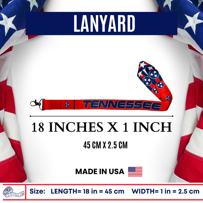 Lanyard - State Flag Tennessee - USA - L097