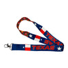 LANYARD - STATE FLAG TEXAS - USA L096 |  18-Inch Flag Lanyard for Keys, ID Badge Holder, Phone, and More | Perfect for Badges & ID Holders - WORLDWIDE SOUVENIRS	