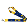 LANYARD - STATE FLAG UTAH - USA L098 |  18-Inch Flag Lanyard for Keys, ID Badge Holder, Phone, and More | Perfect for Badges & ID Holders - WORLDWIDE SOUVENIRS	