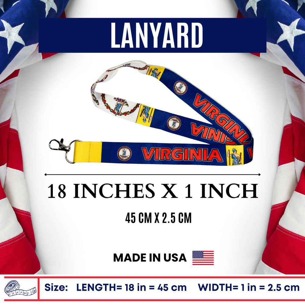 Lanyard - State Flag Virginia - USA - L100
