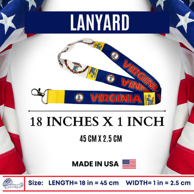 Lanyard - State Flag Virginia - USA - L100