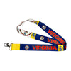 LANYARD - STATE FLAG VIRGINIA - USA L100 |  18-Inch Flag Lanyard for Keys, ID Badge Holder, Phone, and More | Perfect for Badges & ID Holders - WORLDWIDE SOUVENIRS	