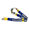 LANYARD - STATE FLAG WISCONSIN - USA L103 |  18-Inch Flag Lanyard for Keys, ID Badge Holder, Phone, and More | Perfect for Badges & ID Holders - WORLDWIDE SOUVENIRS	