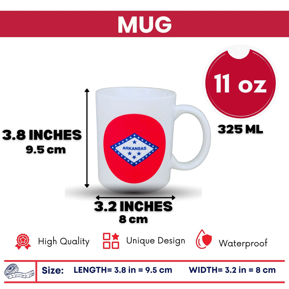 Mug - State Flag Arkansas - USA