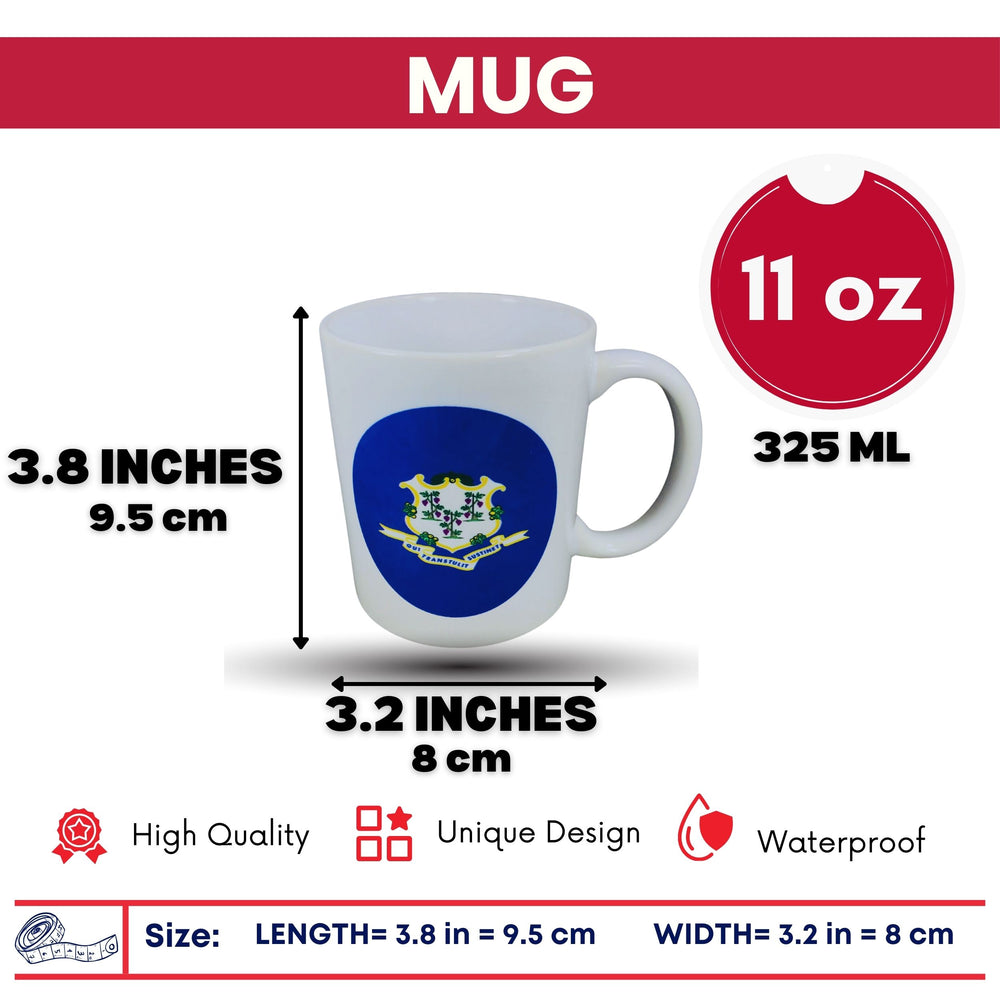 Mug - State Flag Connecticut - USA