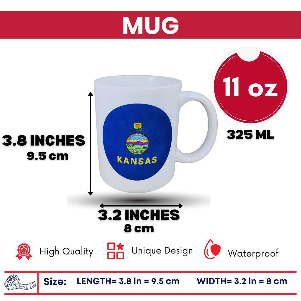 Mug - State Flag Kansas - USA