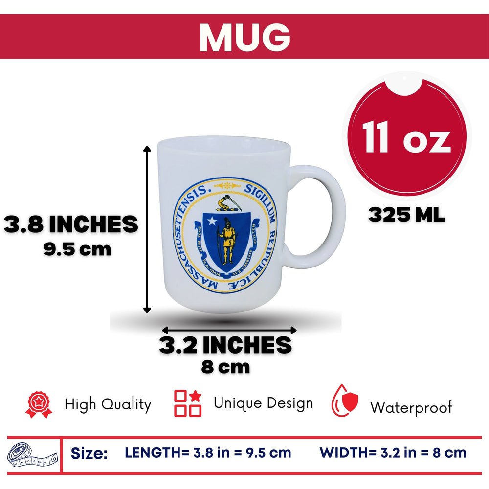 Mug - State Flag Massachusetts - USA
