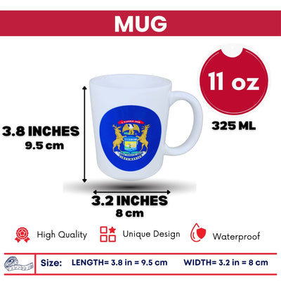 Mug - State Flag Michigan - USA