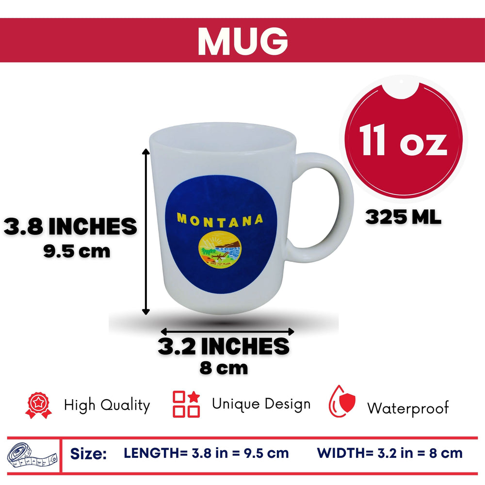 Mug - State Flag Montana - USA
