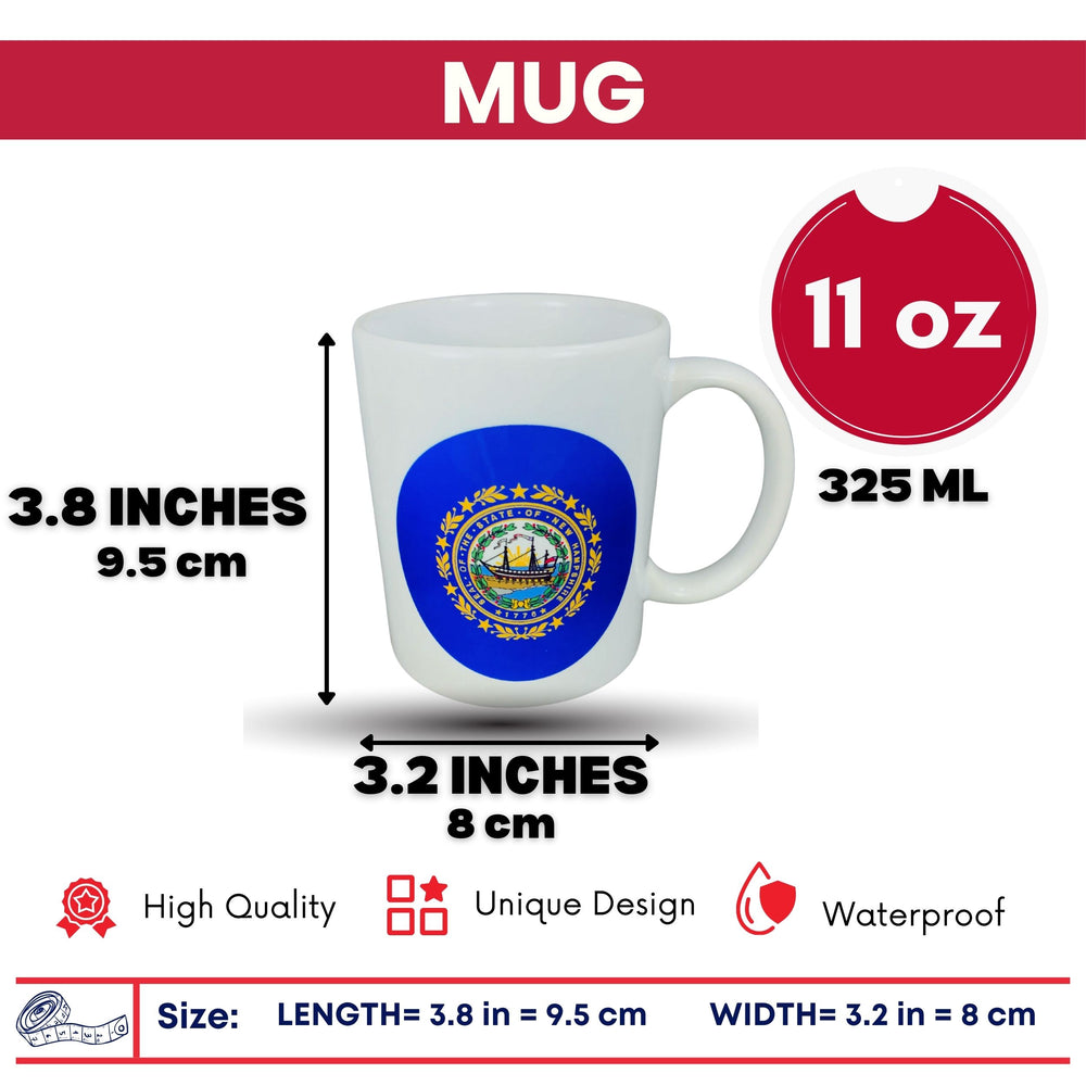Mug - State Flag New Hampshire - USA