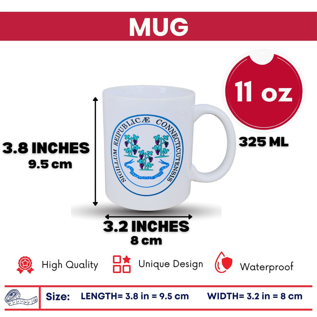 Mug - State Seal Connecticut - USA