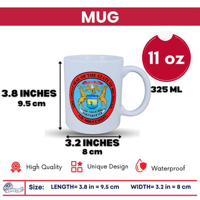 Mug - State Seal Michigan - USA