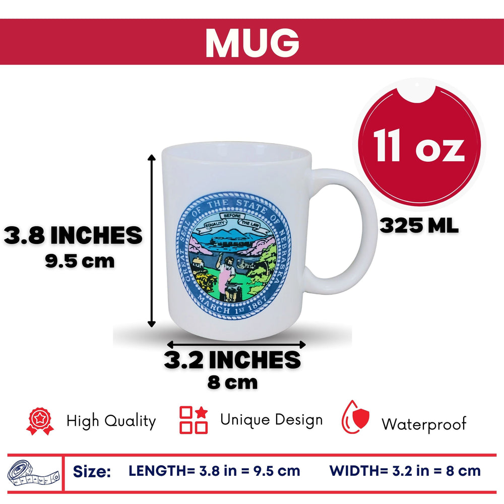Mug - State Seal Nebraska - USA