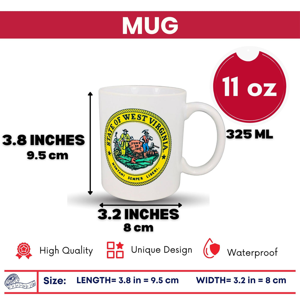 Mug - State Seal West Virginia - USA