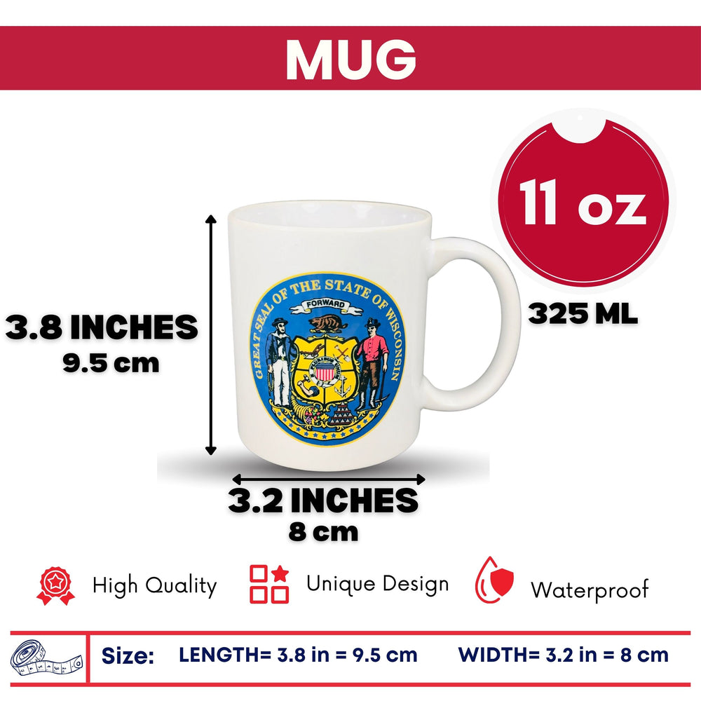 Mug - State Seal Wisconsin - USA