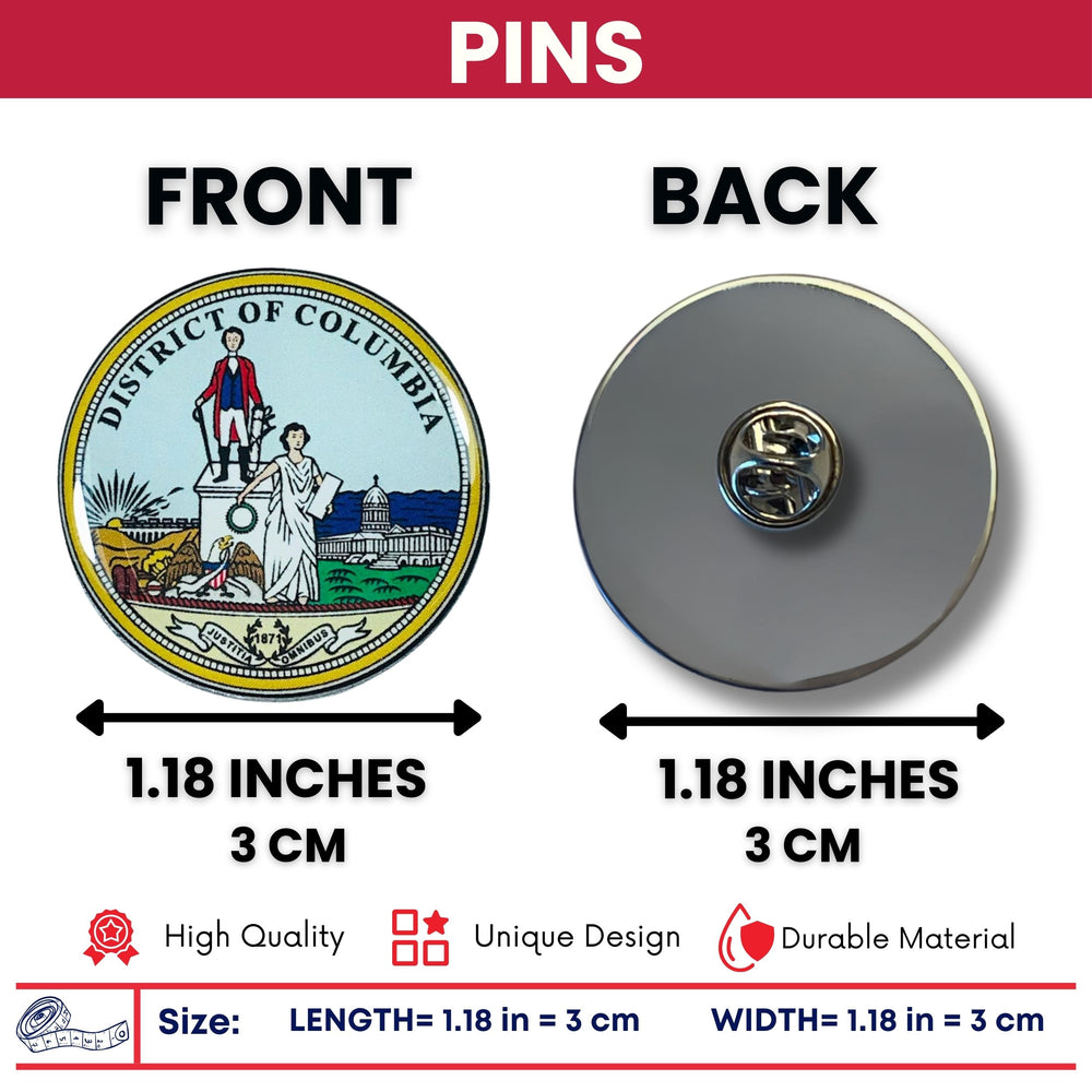 Pin - Seal District of Columbia - USA