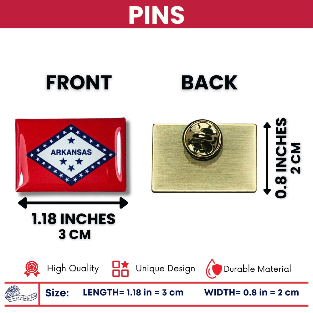 Pin - State Flag Arkansas - USA
