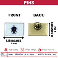 Pin - State Flag Massachusetts - USA