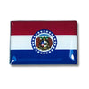 Pin de Missouri, bandera del estado, pasador de esmalte de Missouri, pin emblema de la bandera, recuerdo de Missouri, pines coleccionables, patriota de EE. UU., recuerdo de la insignia de la bandera de EE. UU.