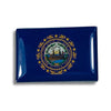 Pin de New Hampshire, bandera del estado, pin de esmalte de New Hampshire, pin emblema de la bandera, recuerdo de New Hampshire, pines coleccionables, patriota de EE. UU., insignia de EE. UU.