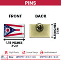 Pin - State Flag Ohio - USA