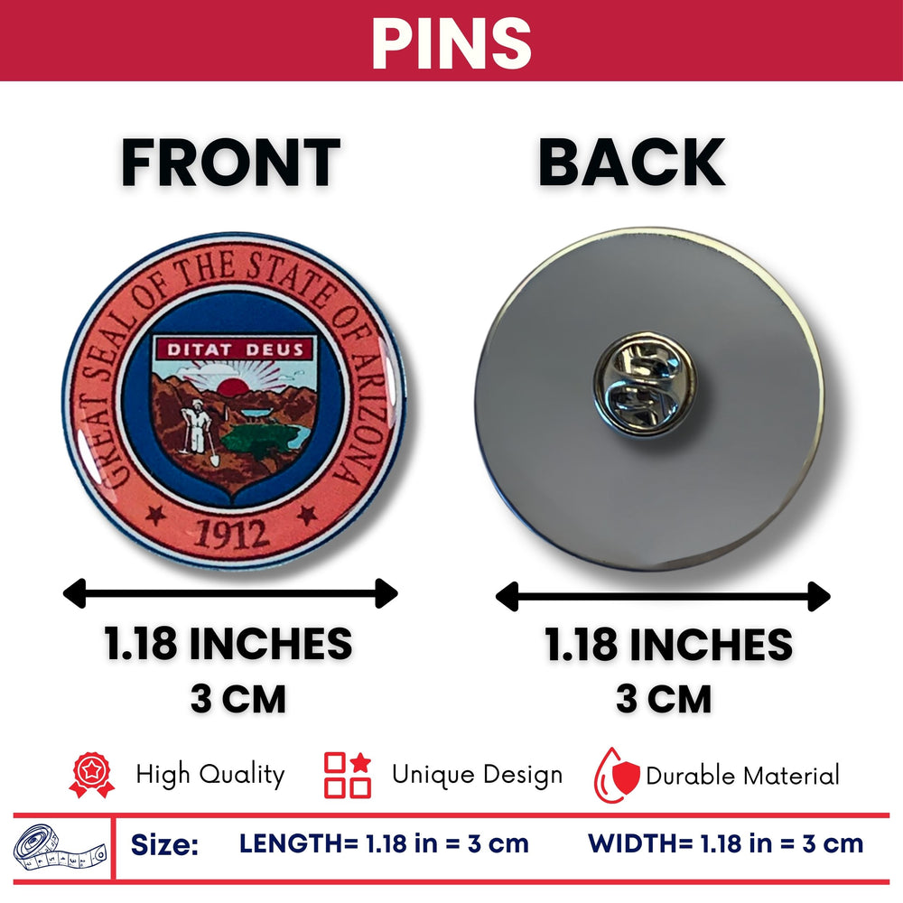 Pin - State Seal Arizona - USA