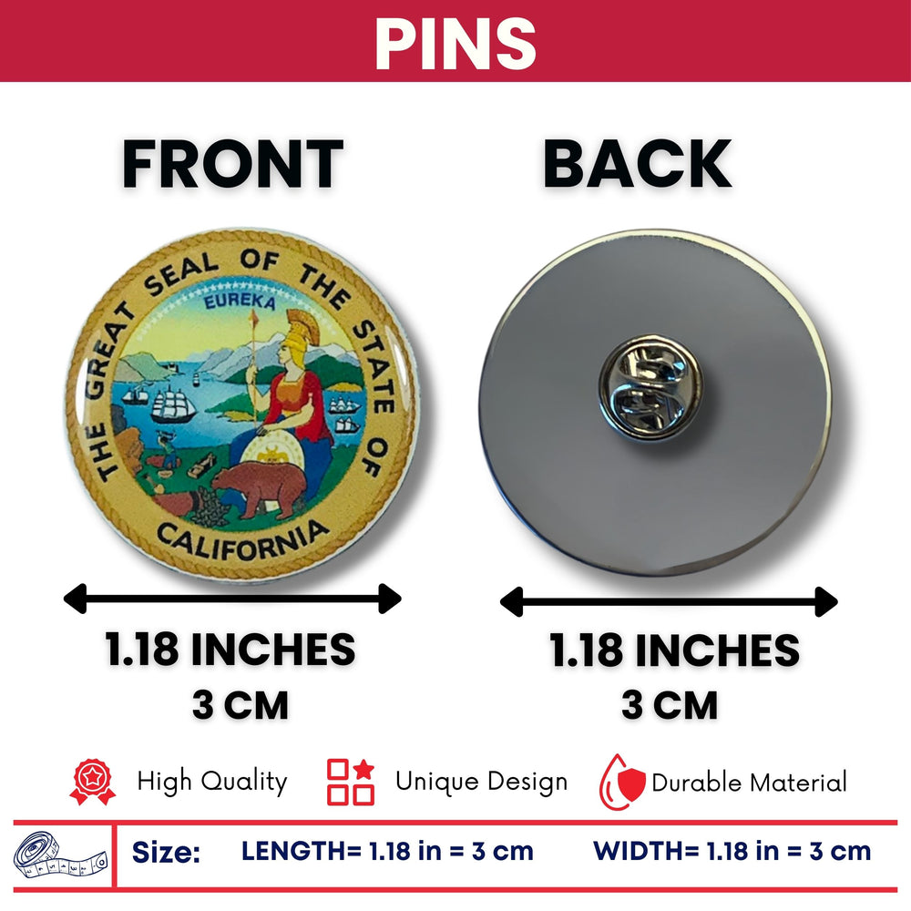 Pin - State Seal California - USA