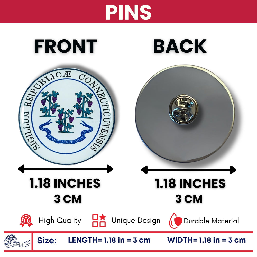 Pin - State Seal Connecticut - USA