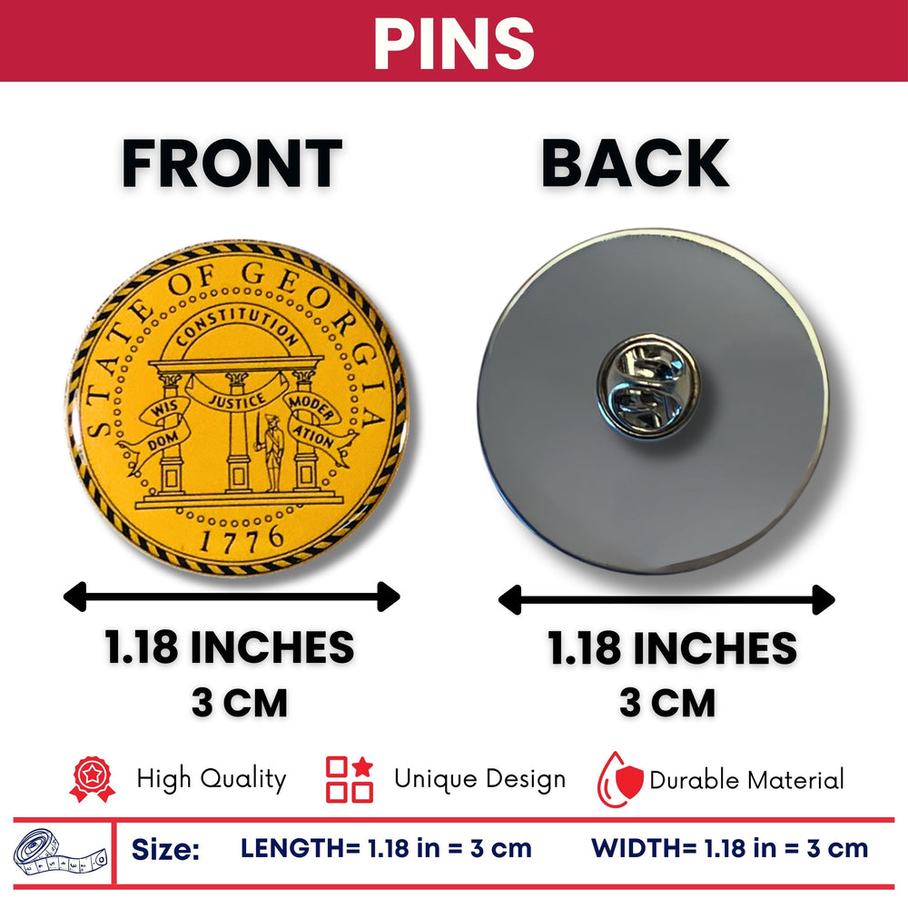 Pin - State Seal Georgia - USA