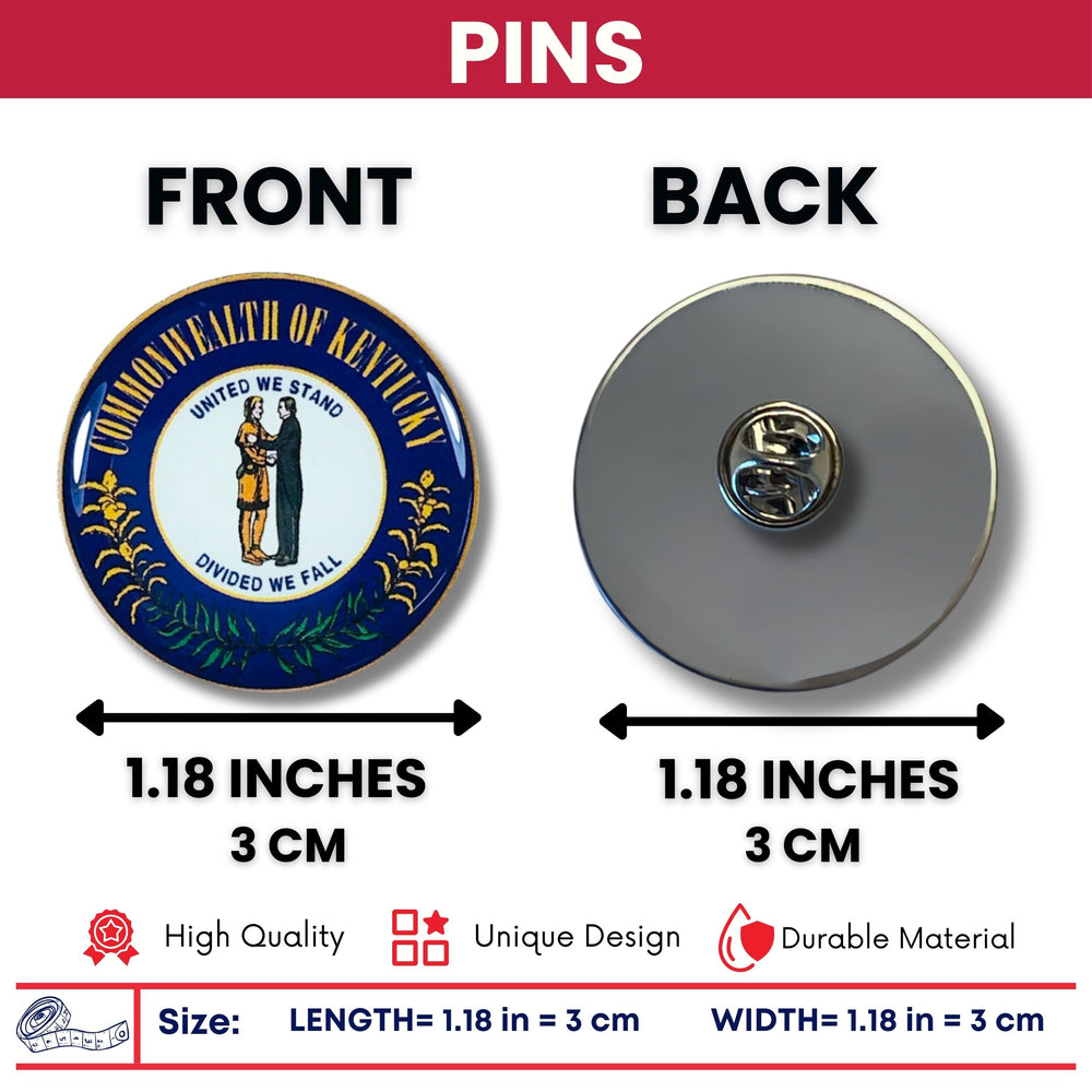 Pin - State Seal Kentucky - USA