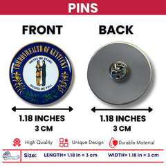 Pin - State Seal Kentucky - USA