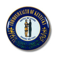 Sello de Kentucky, Sello estatal, Pasador de esmalte de Kentucky, Pin de emblema de sello, Recuerdo de Kentucky, Pines coleccionables, Regalos de patriota de EE. UU., Recuerdo de sello de EE. UU.