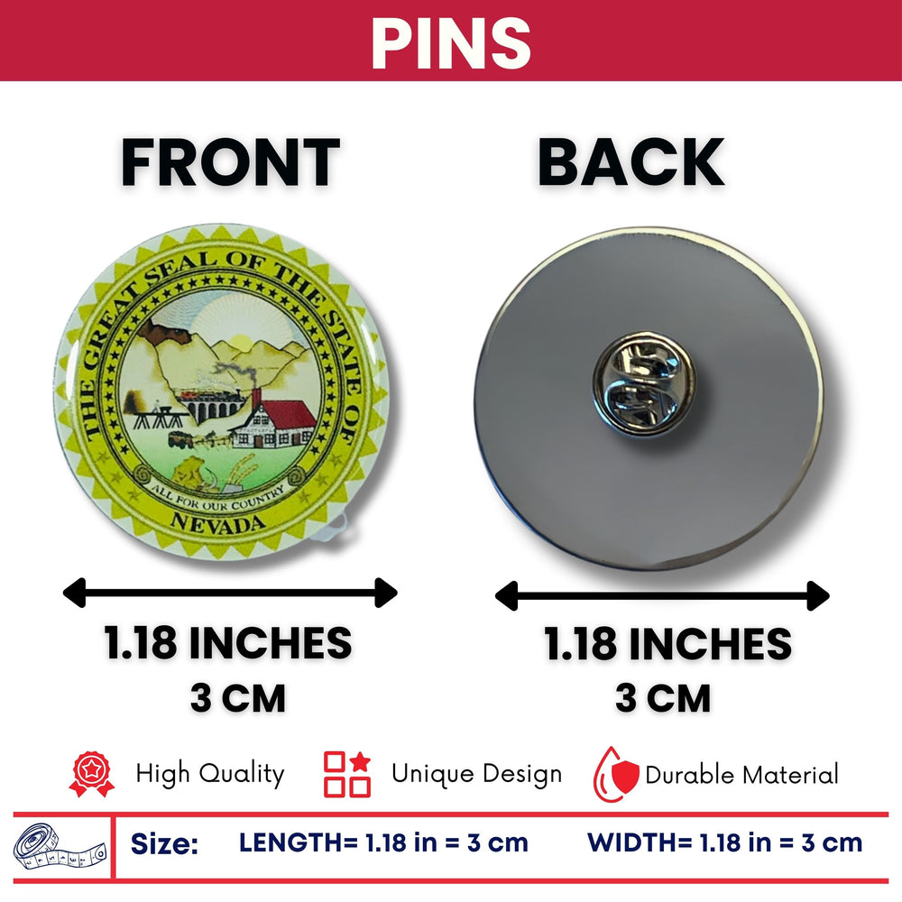 Pin - State Seal Nevada - USA