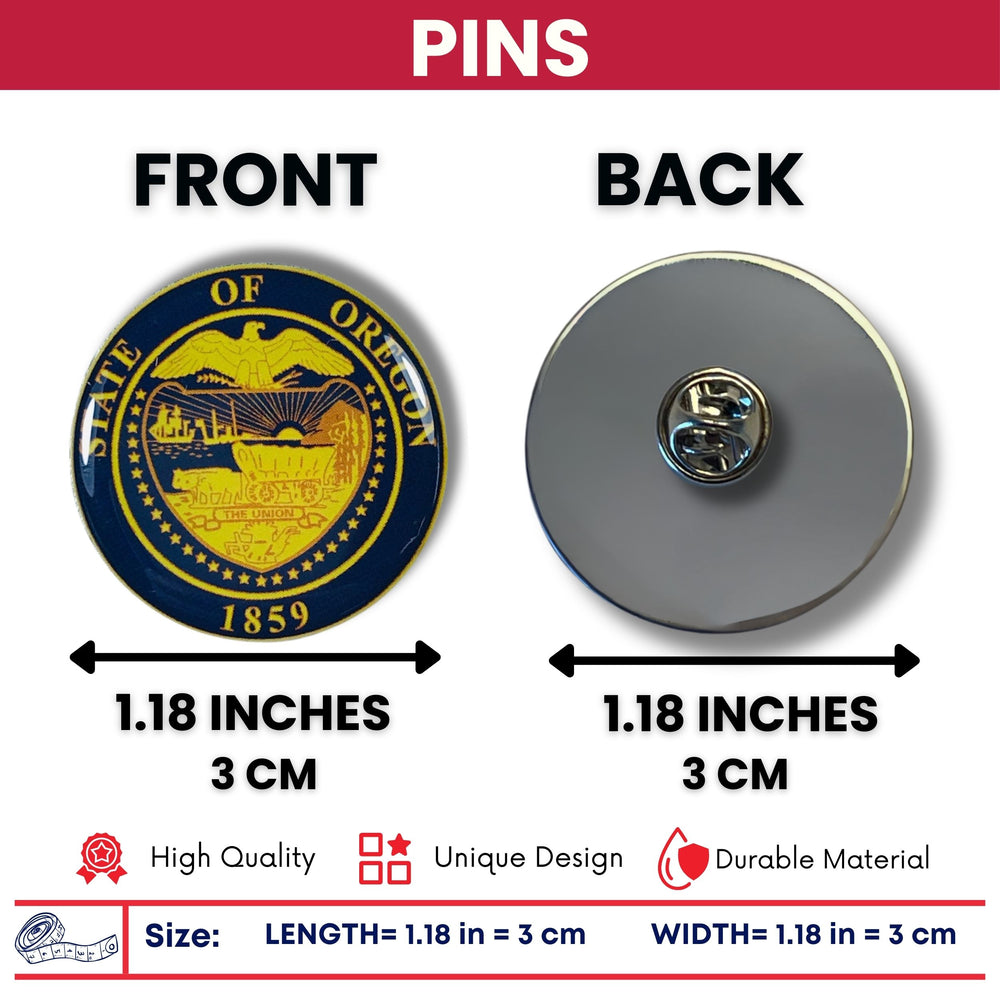 Pin - State Seal Oregon - USA