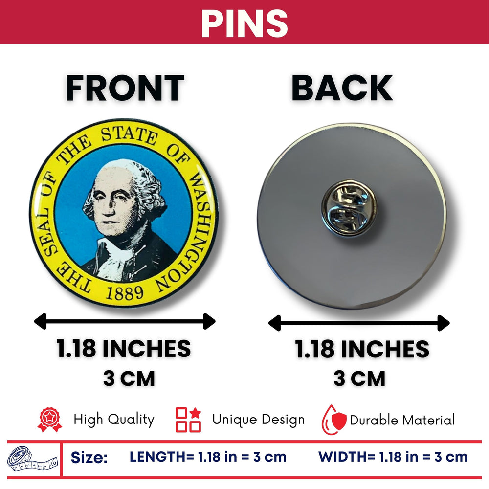 Pin - State Seal Washington - USA