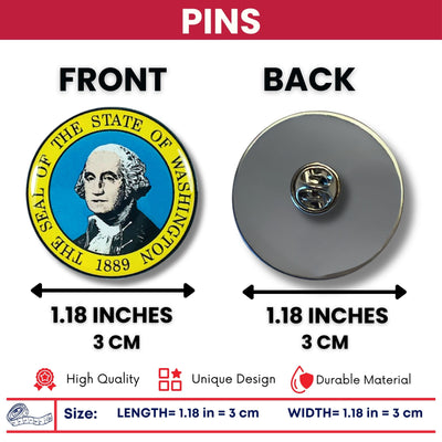 Pin - State Seal Washington - USA