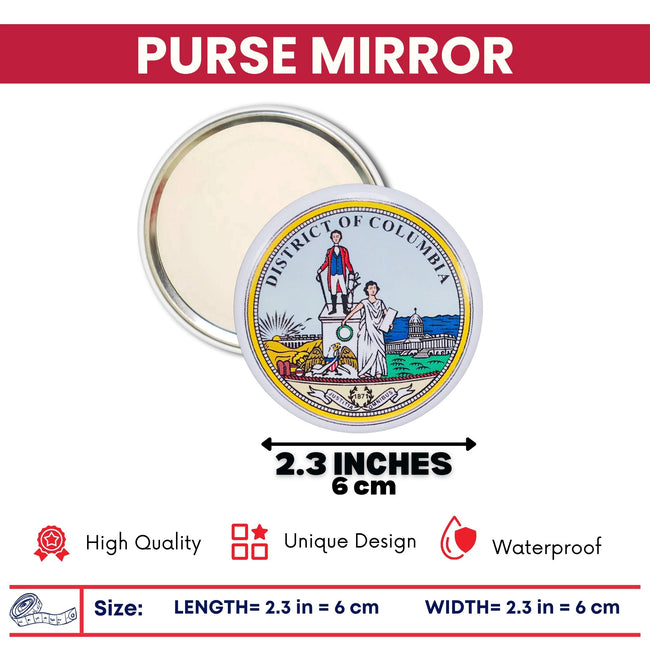 Purse Mirror - Seal District Of Columbia - USA