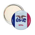 Purse Mirror - State Flag Iowa - USA