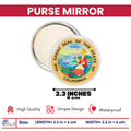 Purse Mirror - State Seal California - USA