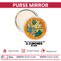 Purse Mirror - State Seal Florida - USA
