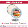 Purse Mirror - State Seal Kansas - USA