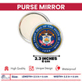 Purse Mirror - State Seal Utah - USA