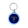 Round Acrylic Keychain - State Flag Oregon - USA