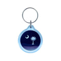 Round Acrylic Keychain - State Flag South Carolina - USA