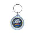Round Acrylic Keychain - State Seal New Hampshire - USA