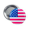 Round Button - Flag United States - USA