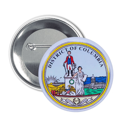Round Button - Seal District Of Columbia - USA
