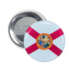 Round Button - State Flag Florida - USA